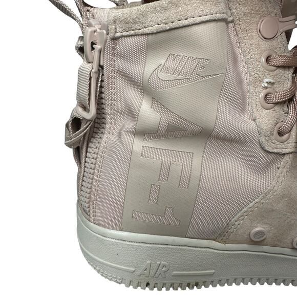 Nike SF Air Force 1 Mid Particle Pink Sneakers Boots Sz 10 No Straps AA3966-201 - Picture 2 of 11